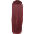 Women's Lace Front Long Straight Wig with Head Cover