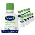 Cetaphil Face & Body Moisturizer Hydrating Moisturizing Lotion for Normal to Dry Skin Suitable for Sensitive Skin 2 oz Pack of 12 Fragrance Free Hypoallergenic Non-Comedogenic