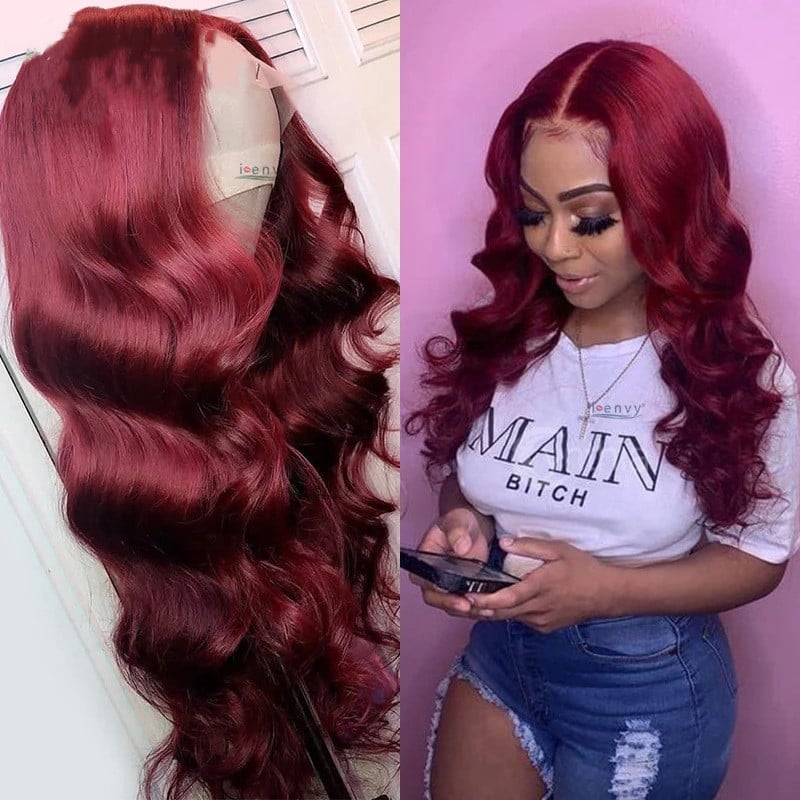Real Hair Wig with Front Lace Head Cover