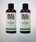 Bulldog Mens Skincare and Grooming for Men Original Beard Shampoo and Conditioner 6.7 Ounce Pack of 2