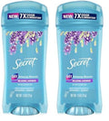 Secret Fresh Clear Gel and Deodorant for Women Clear Gel Refreshing Lavender Scent 2.6 oz (Pack of 2)